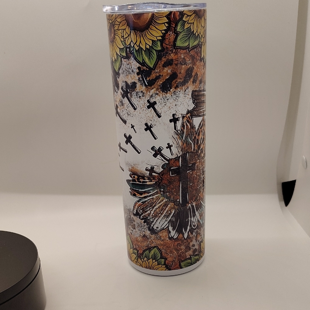 Sunflower Faith 20z Tumbler - Picture 3 of 4